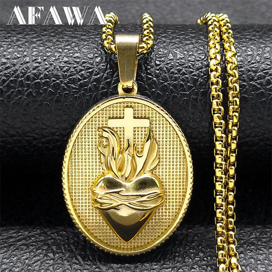 Sacred Heart of Jesus Necklace